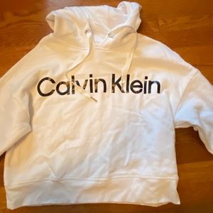 Calvin Klein white sweatshirt